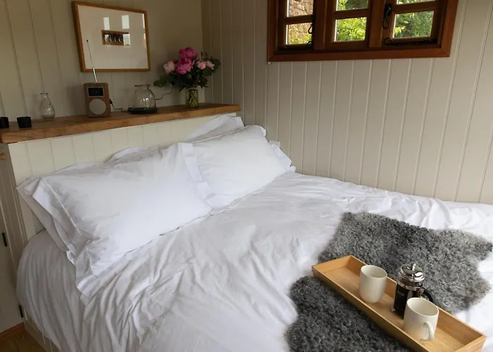 木屋 Luxury, Rural Shepherds Hut With Hot Tub Nr Bath *